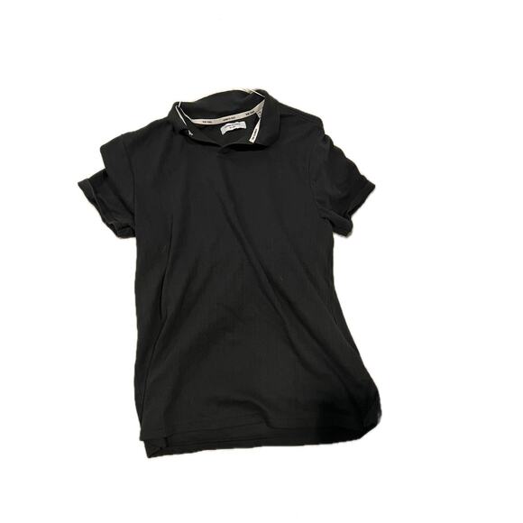 Kenneth Cole Black Polo Golf Shirt Mens M - Picture 1 of 3